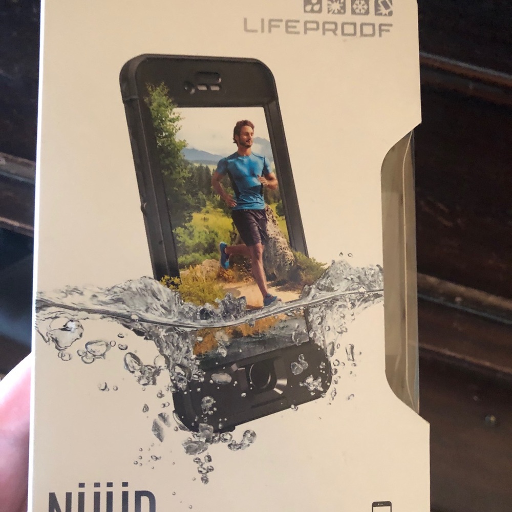 Black Life proof case for iPhone 6s